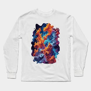 A Cosmic Ballet: Nebula's Elegance in Pillars of Creation - cosmic Long Sleeve T-Shirt